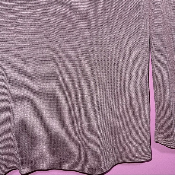 Brooks‎ Brothers Cardigan Sweater Women’s Small 100% Silk Purple Mauve Vintage - Picture 7 of 8